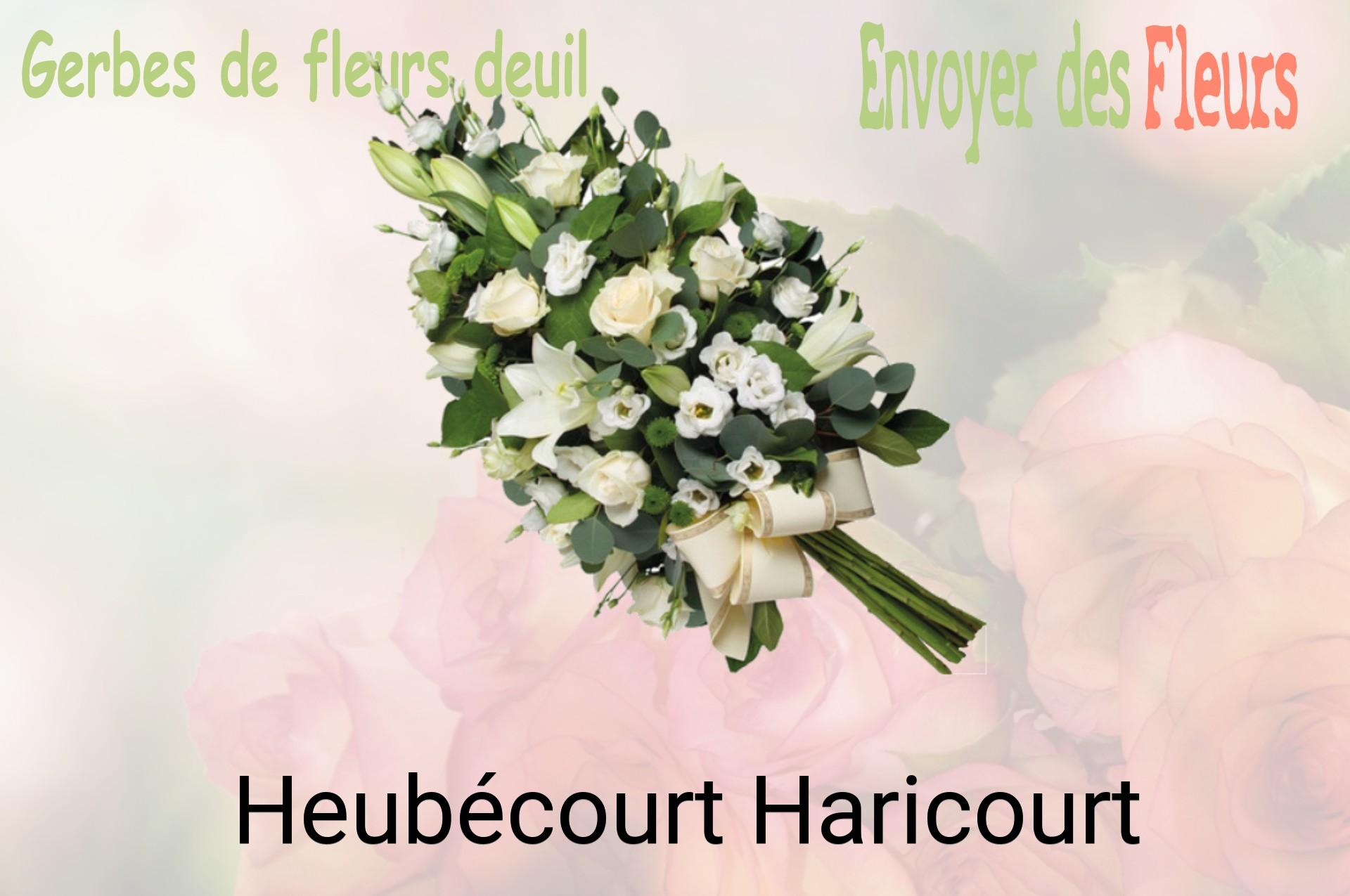 Gerbe de fleurs de deuil livrée à Heubécourt-Haricourt
